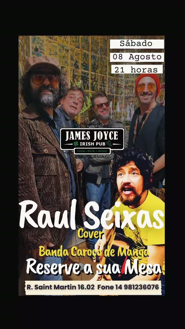 Flyer de Banda Caroço de Manga