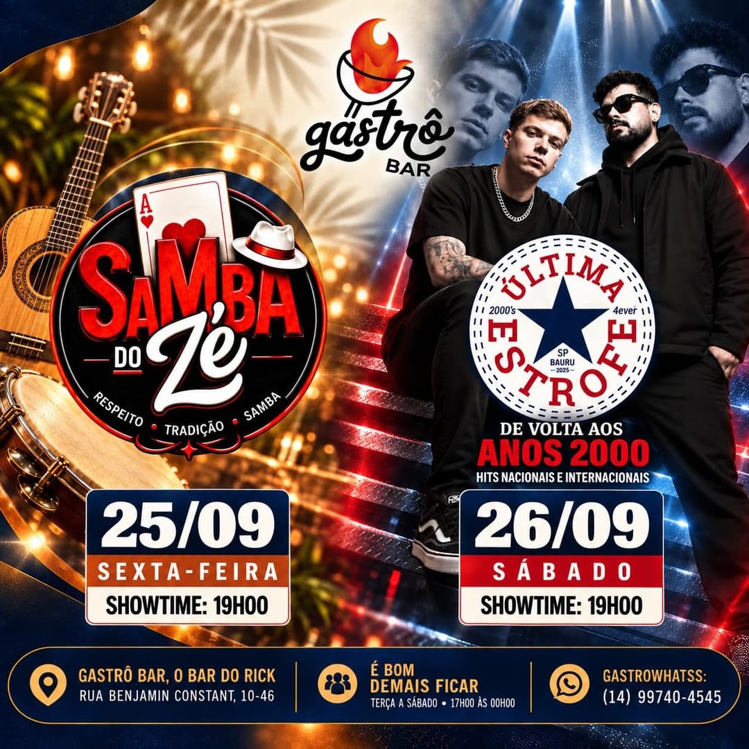 Flyer de Samba do Zé