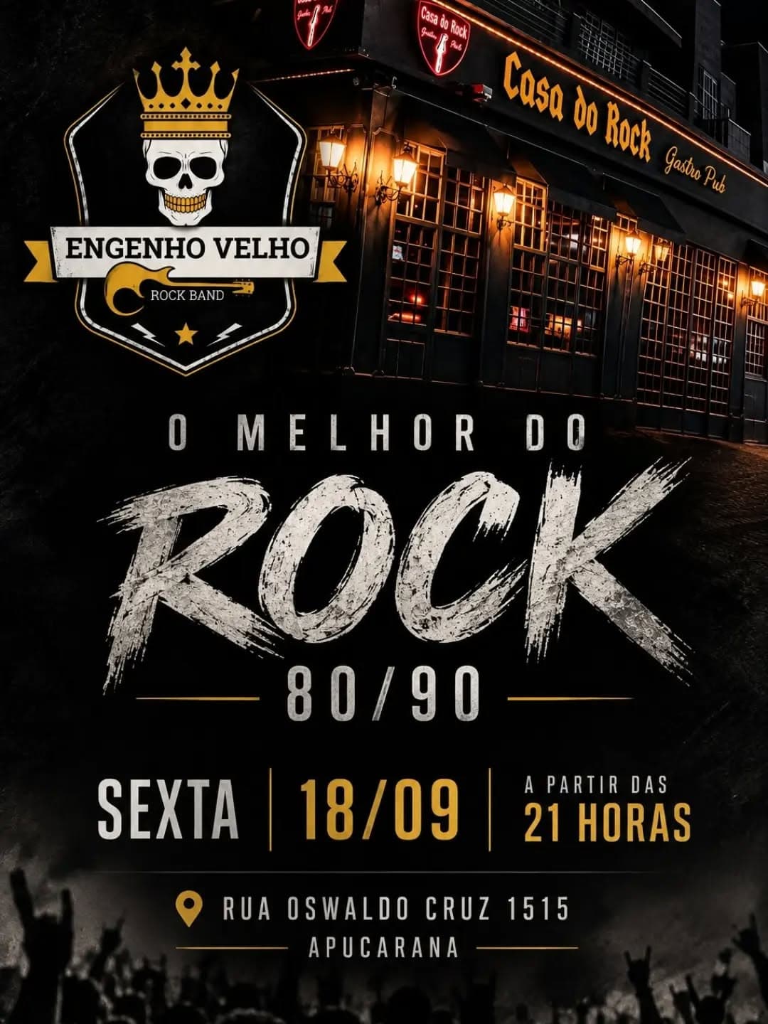 Flyer de Engenho Velho Oficial