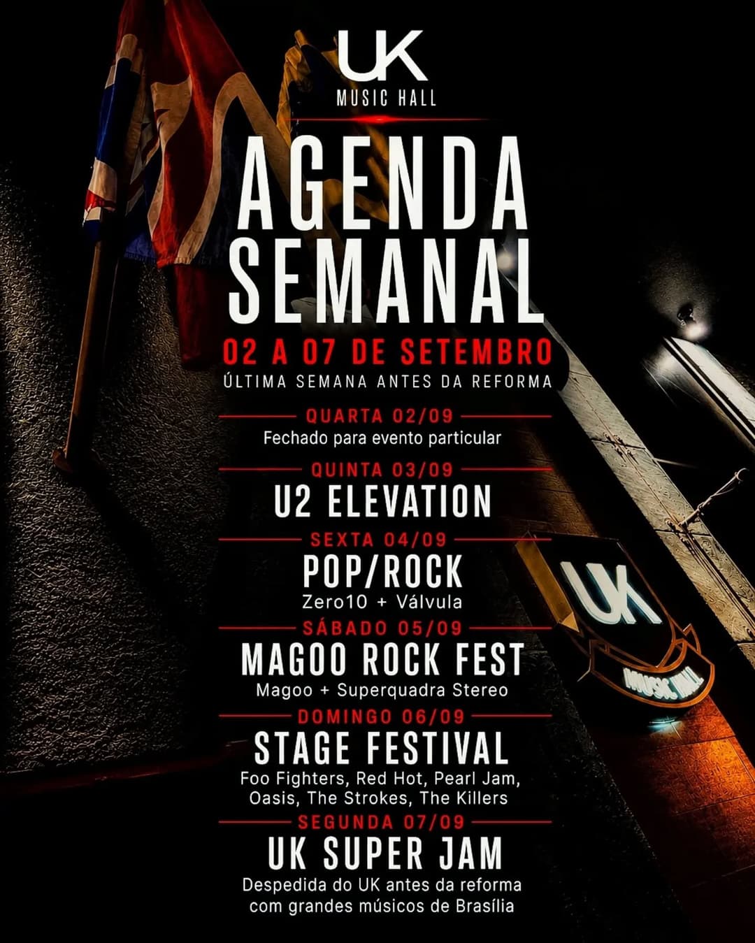 Flyer de U2 Elevation