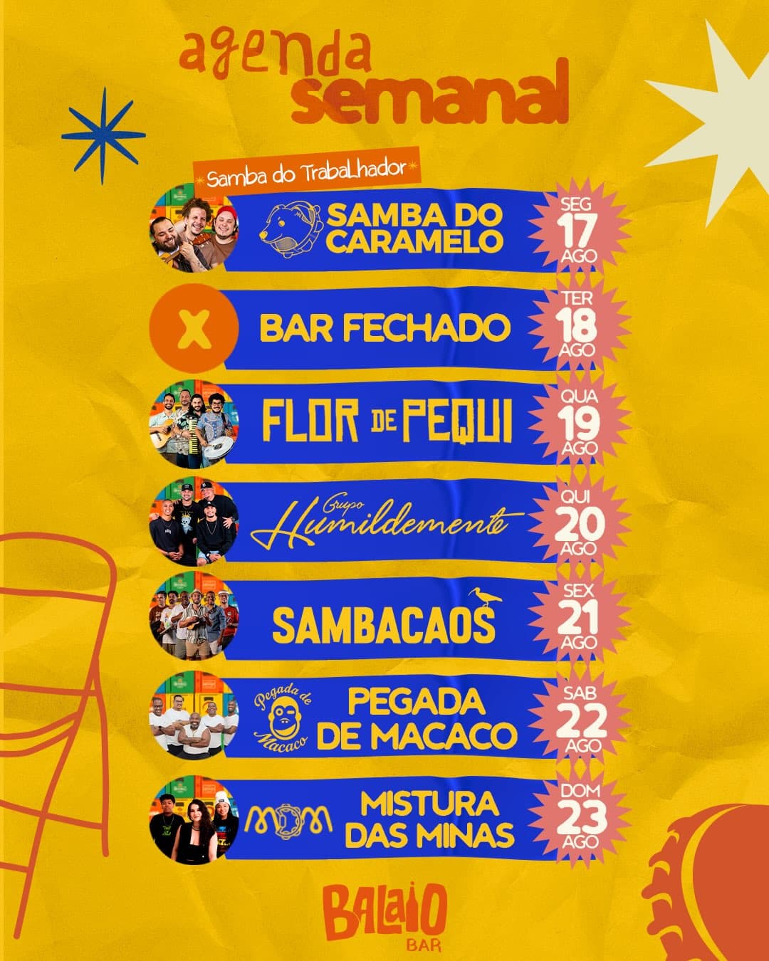 Flyer de Grupo Humildemente