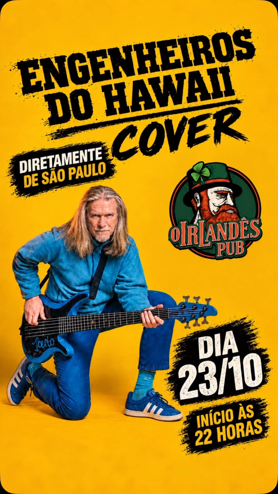 Flyer de Engenheiros do Hawaii Cover
