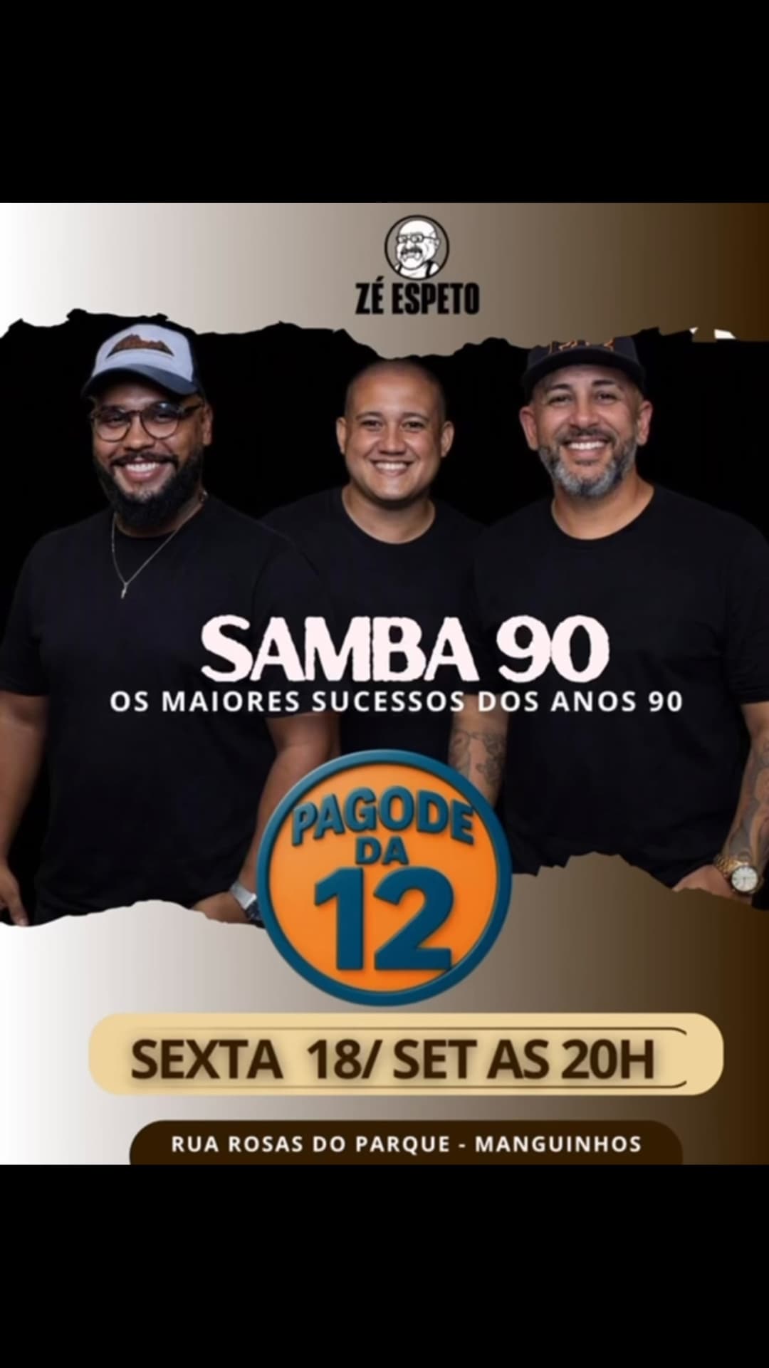 Flyer de Pagode da12