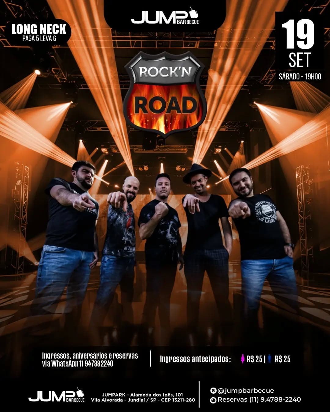 Flyer de Banda Rock n Road