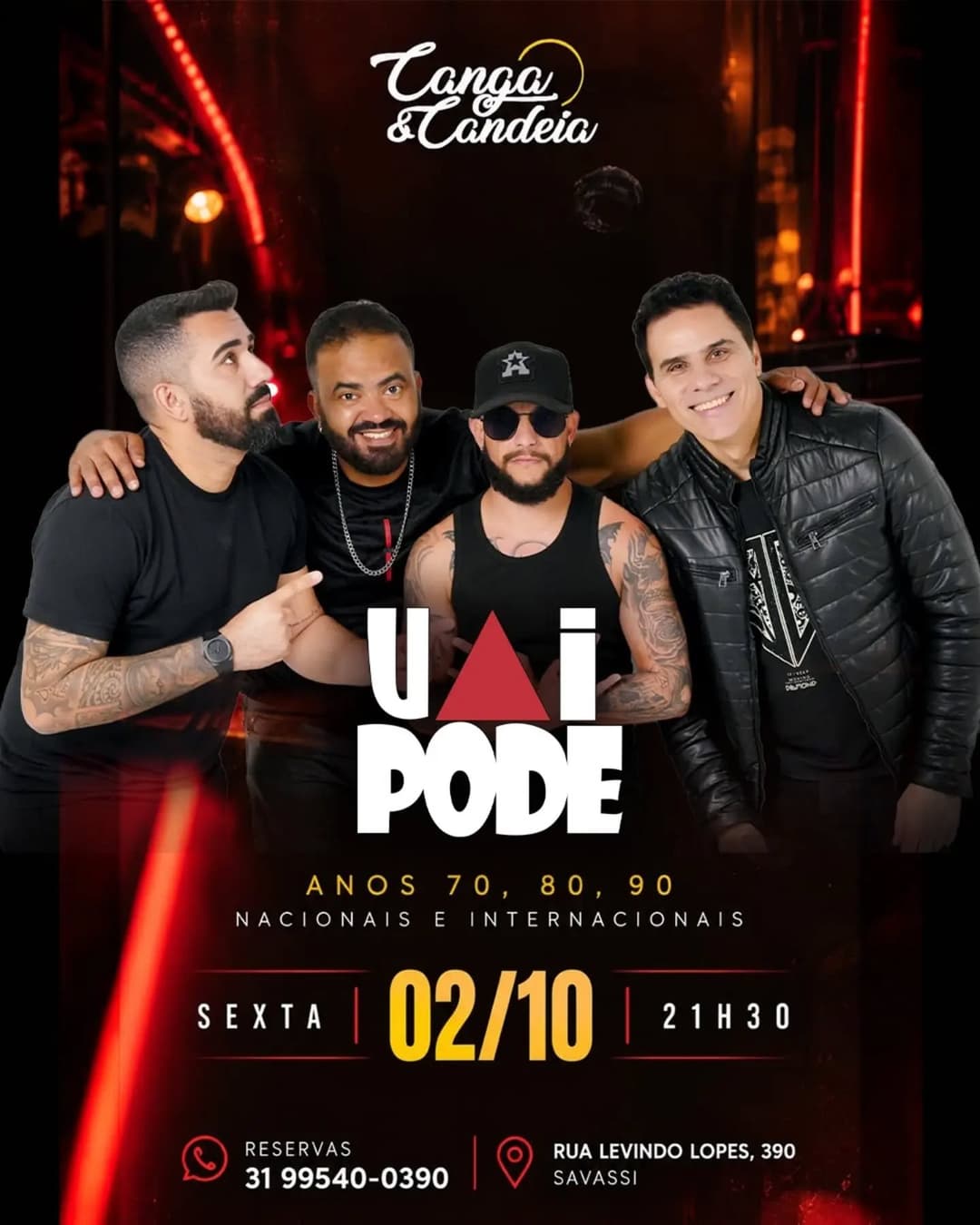 Flyer de Banda Uai Pode