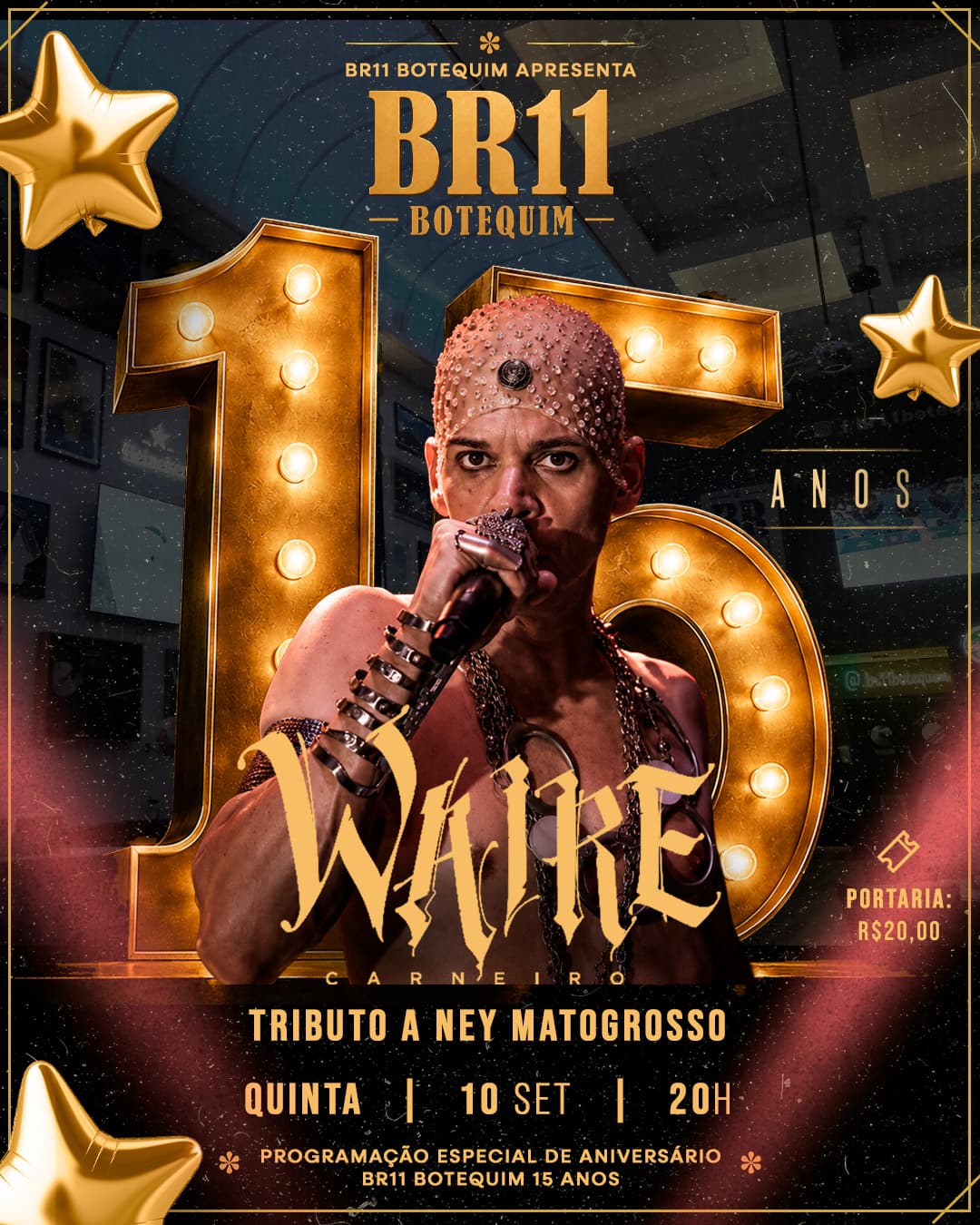 Flyer de Waire Carneiro