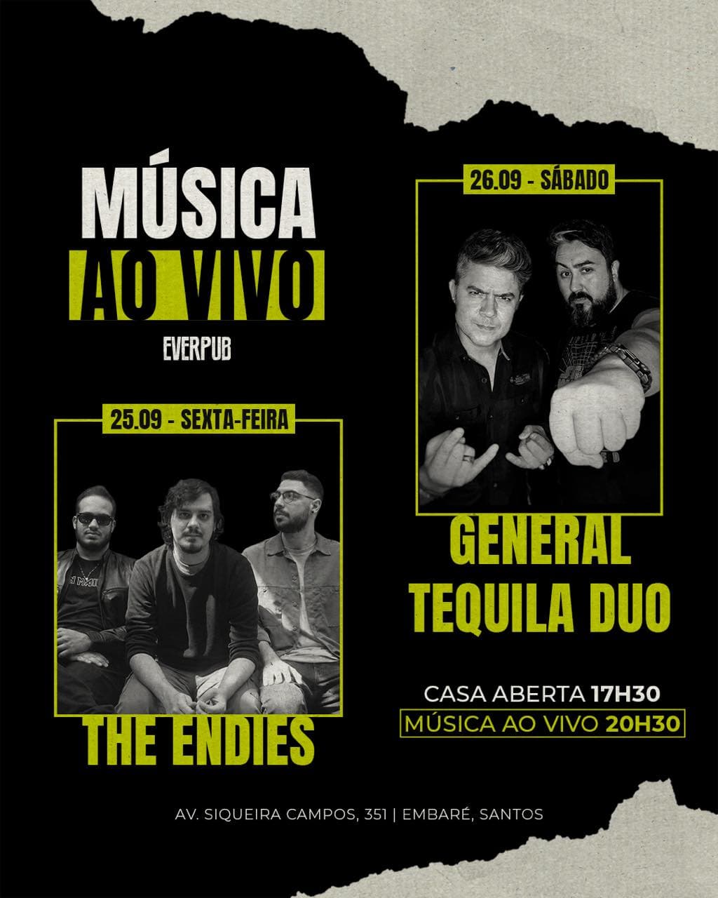 Flyer de General Tequila