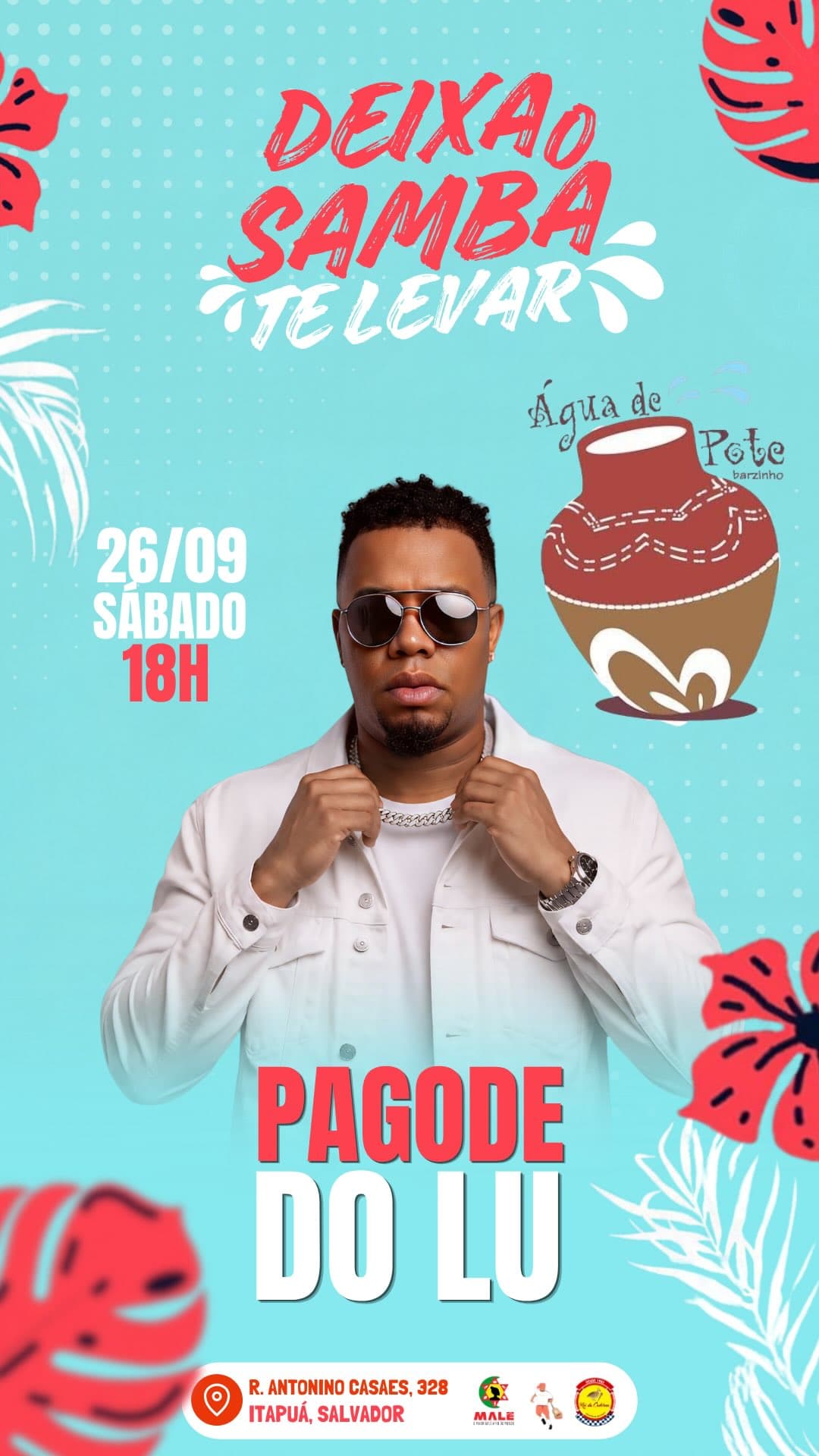 Flyer de Pagode do Lú