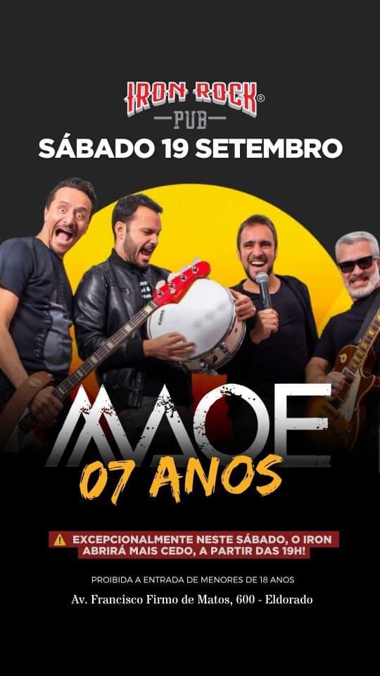 Flyer de Banda Maoe