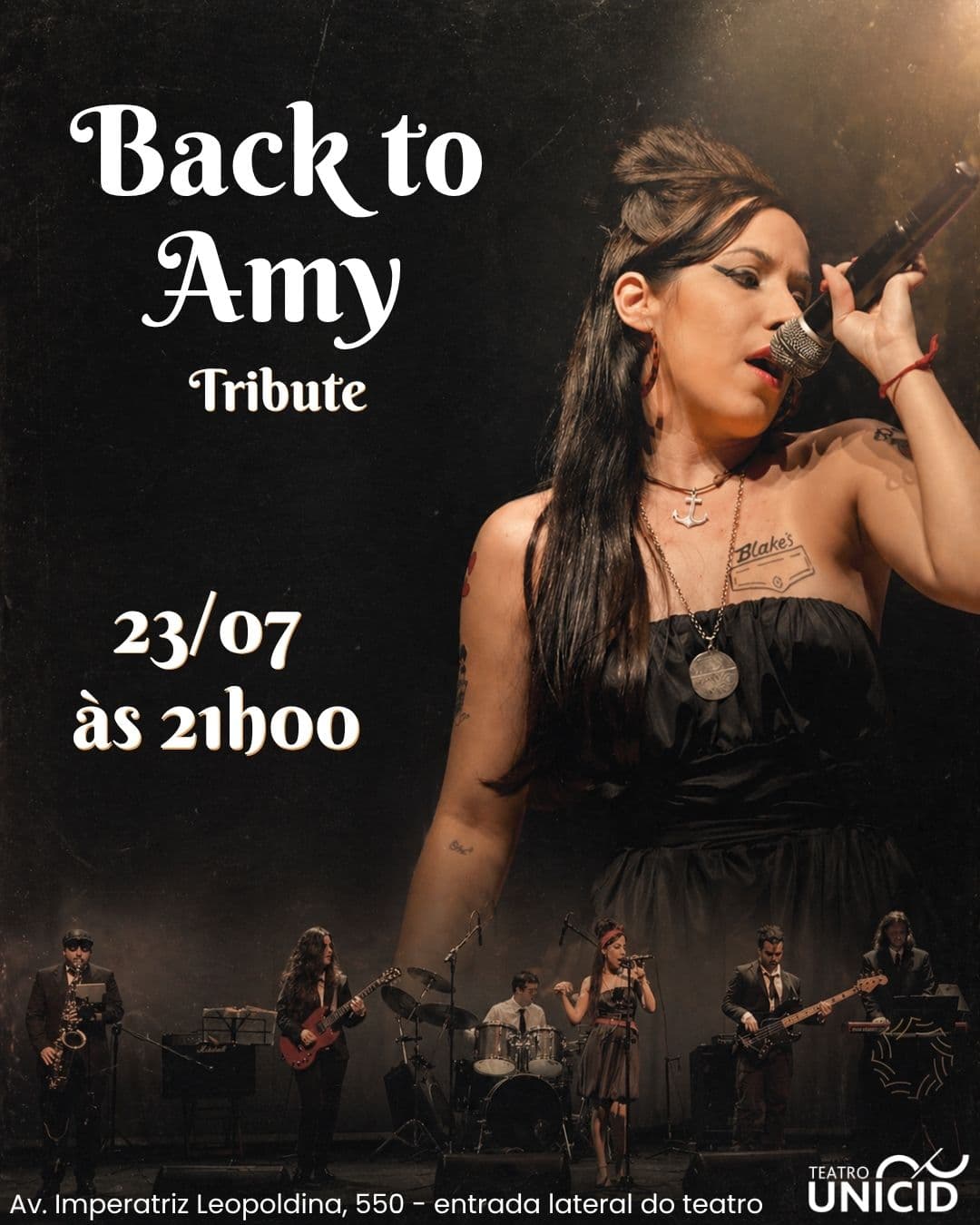 Flyer de Back to Amy Tribute