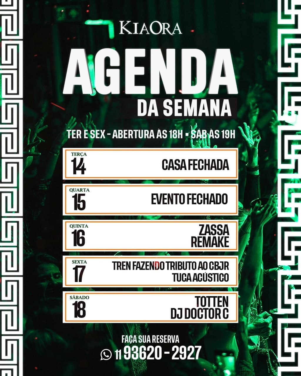 Flyer de Zassa, Remake, Tren, Bruno Graveto e mais 3 artistas