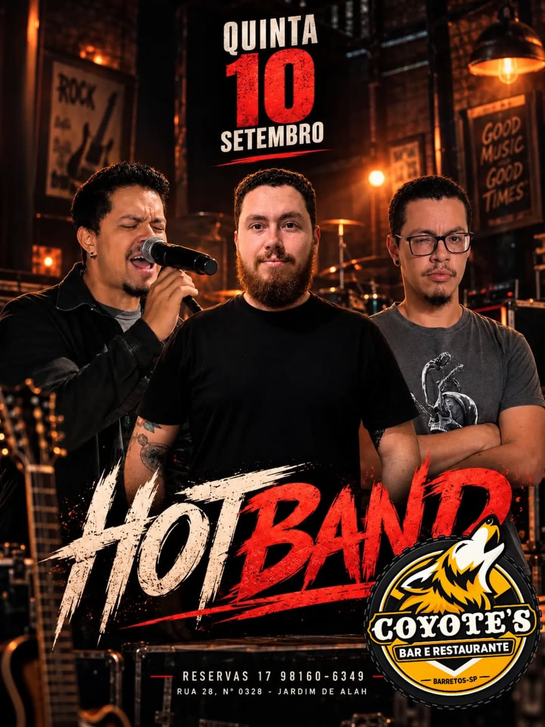 Flyer de HOTBAND