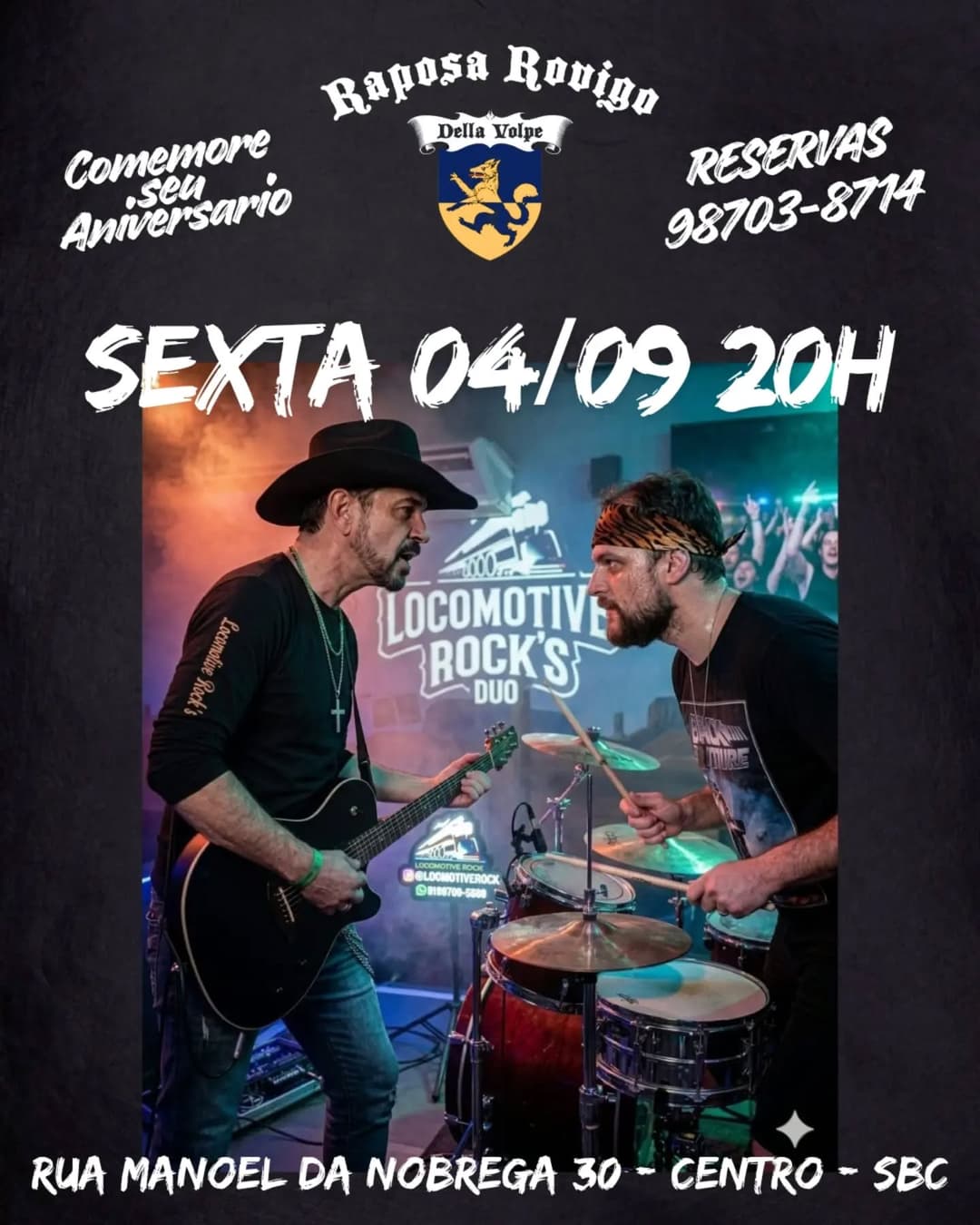 Flyer de Locomotive Rock's
