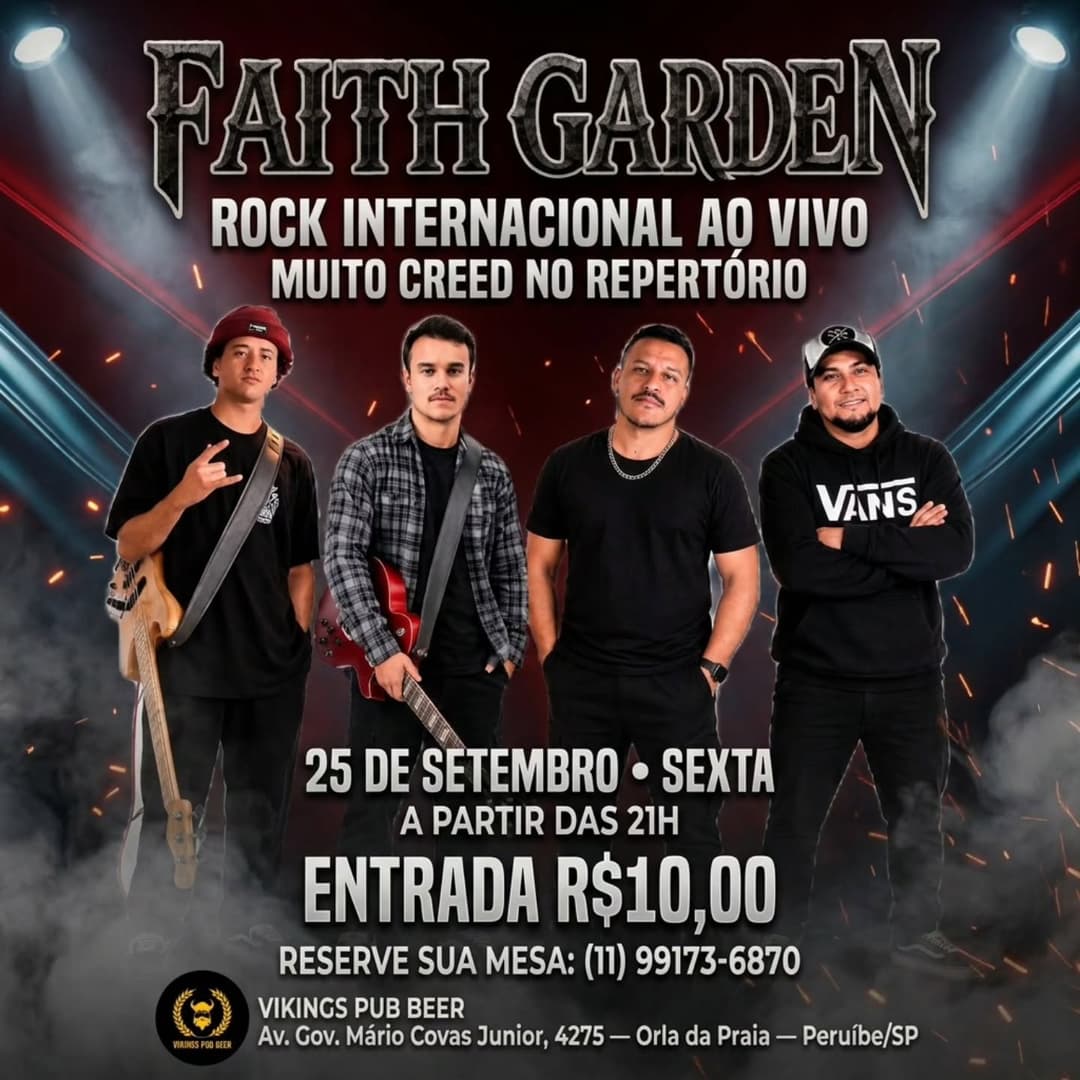 Flyer de FAITH GARDEN