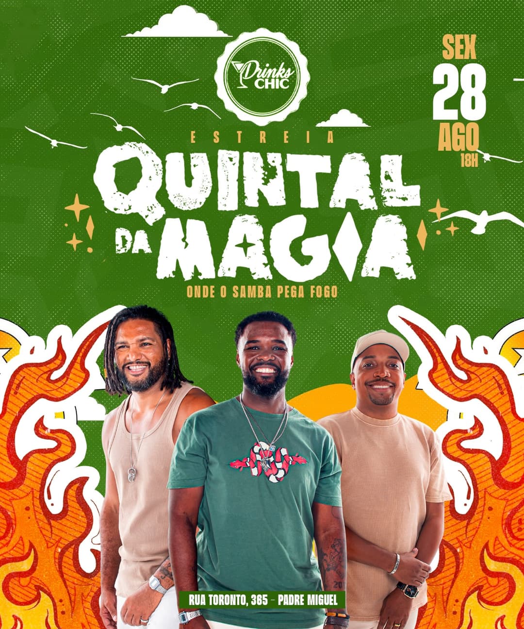 Flyer de Quintal da Magia