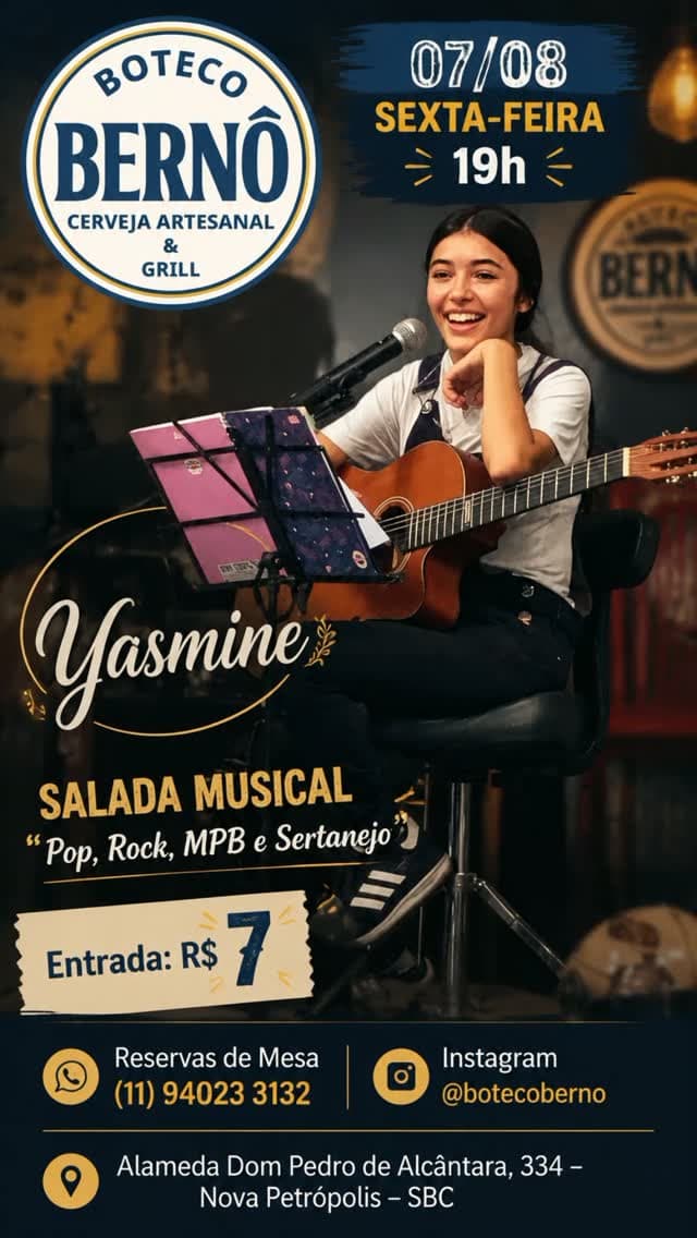 Flyer de Yasmine