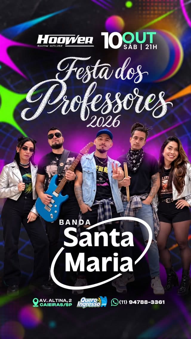 Flyer de Banda Santa Maria