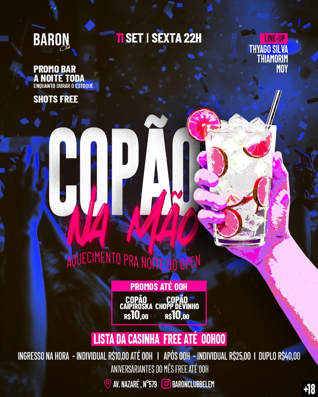 Flyer de DJ Moy e thyagosilvadj