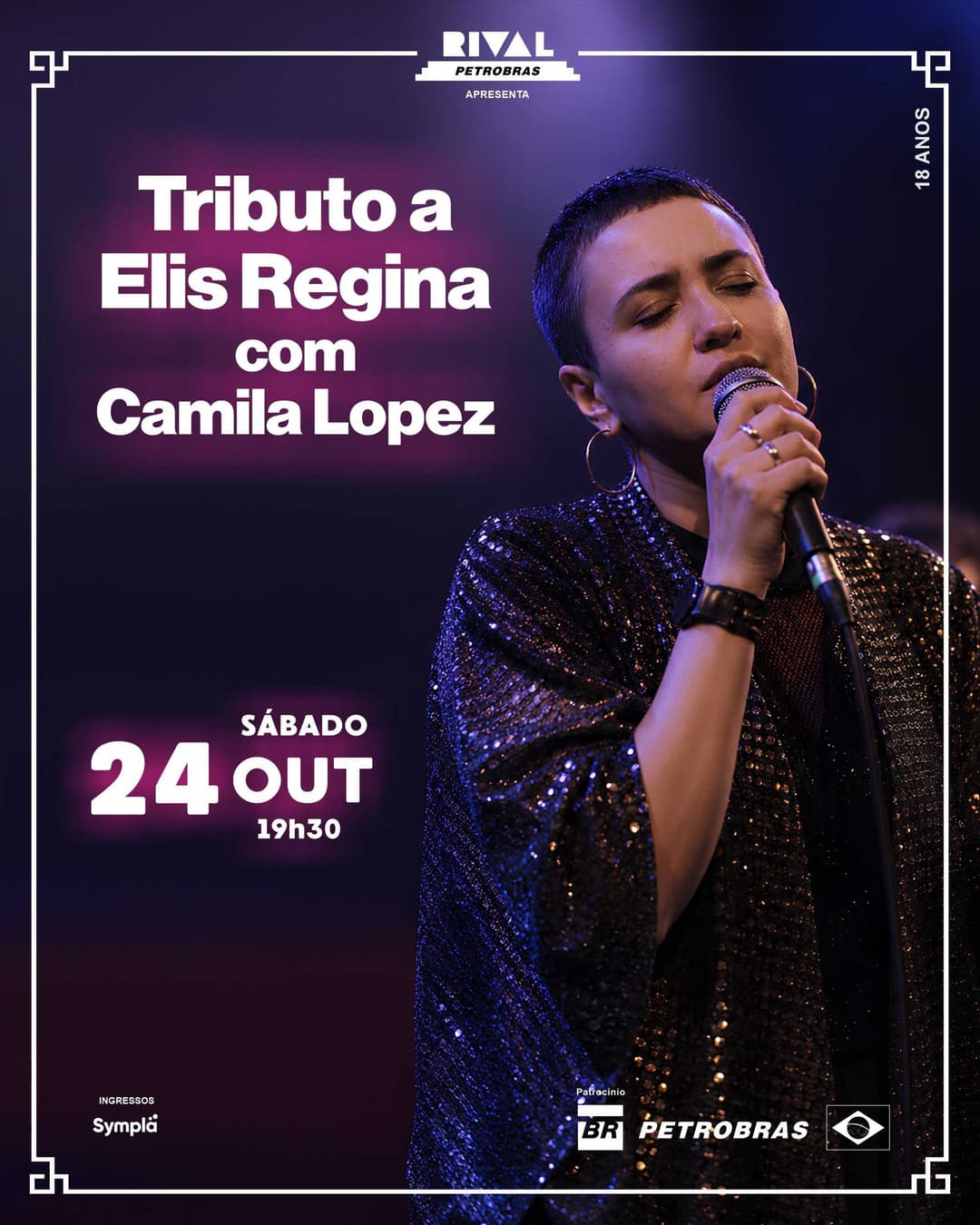Flyer de Tributo Elis Regina e Camila Lopez