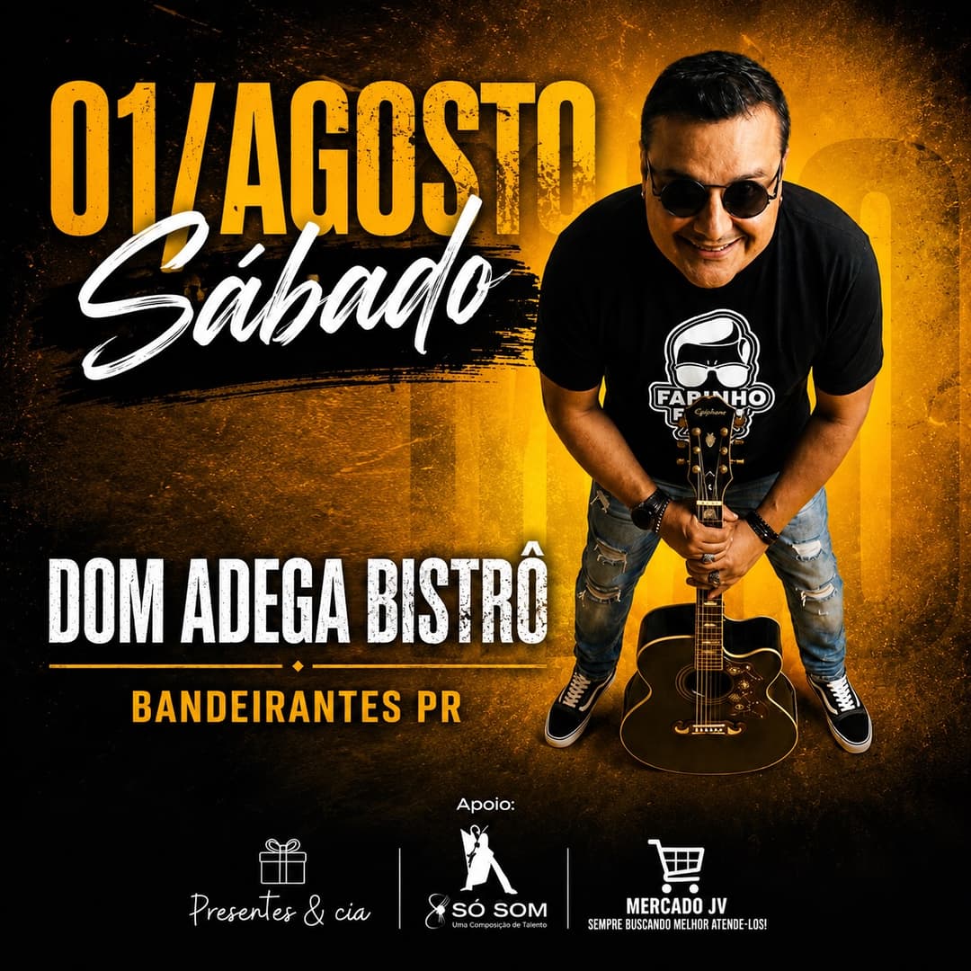 Flyer de Fabinho Frejat