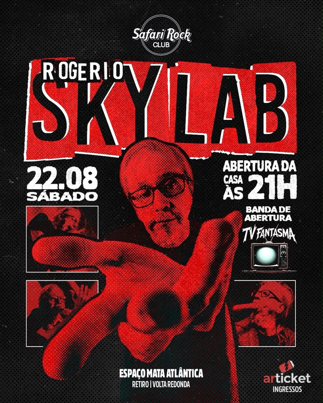 Flyer de Rogério Skylab