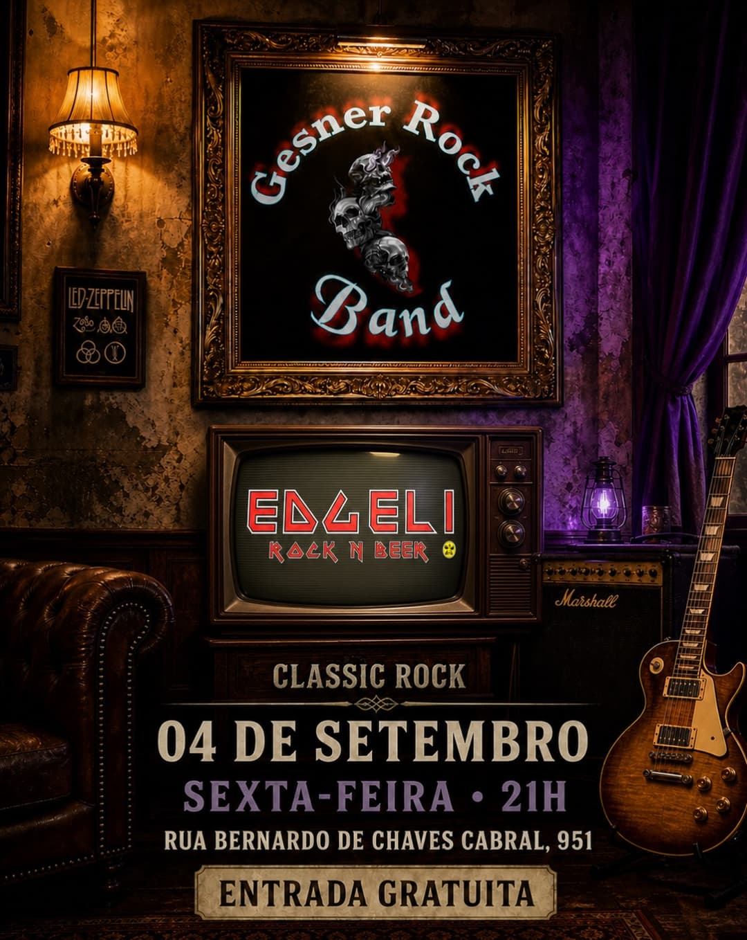 Flyer de Gesner Rock Band