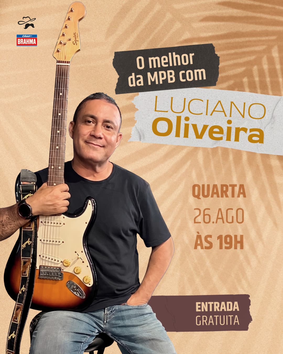 Flyer de Luciano Oliveira