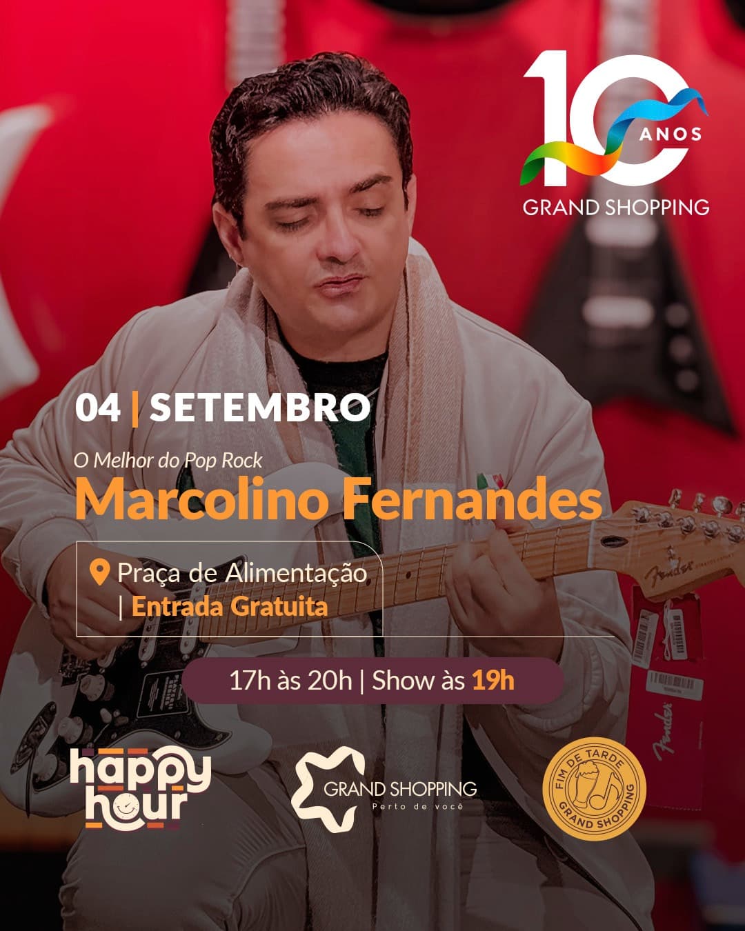 Flyer de Marcolino Fernandes