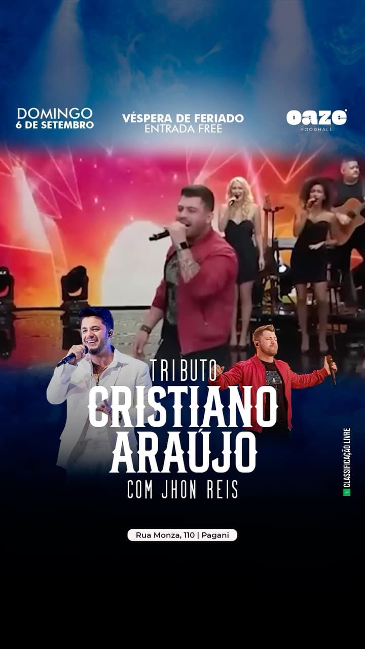 Flyer de Jhon Reis