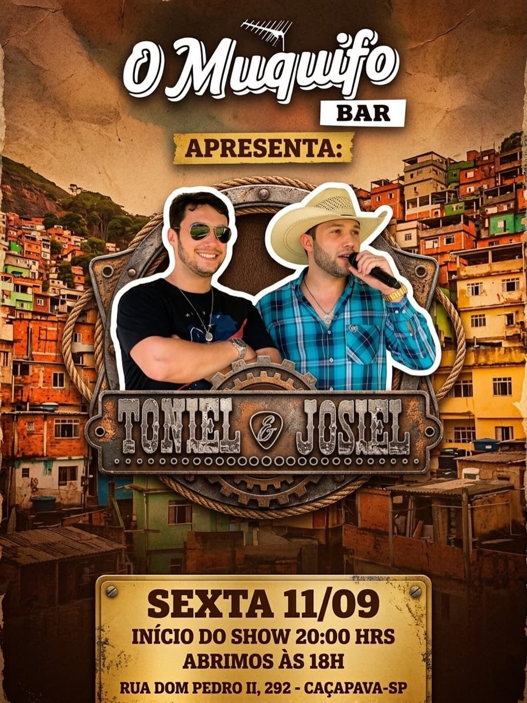 Flyer de Josiel & Toniel
