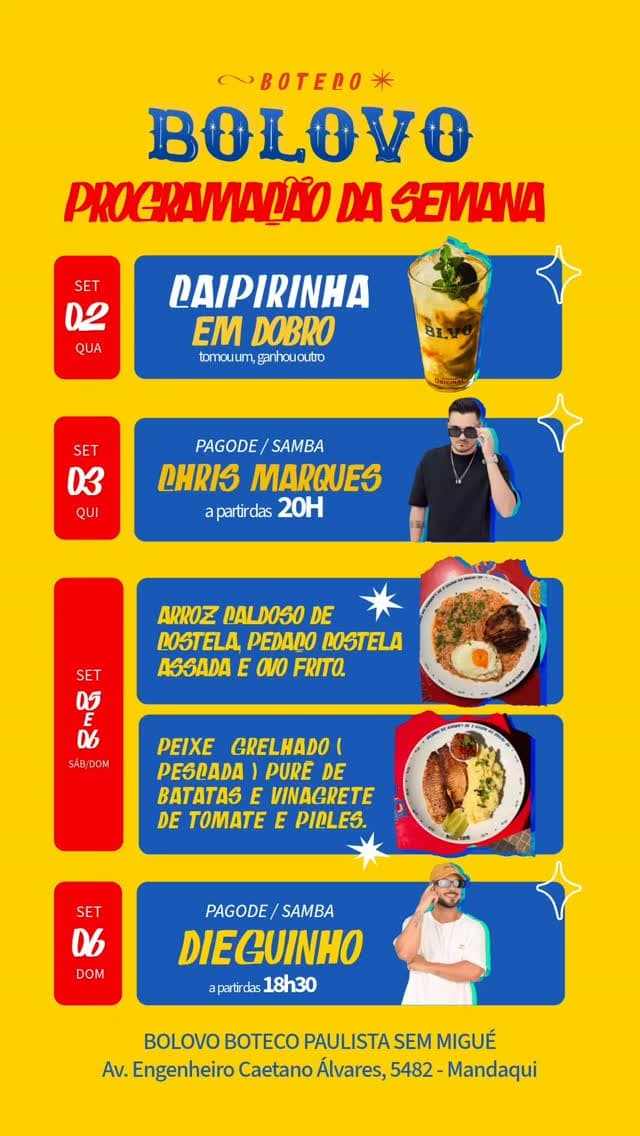 Flyer de Chris Marques