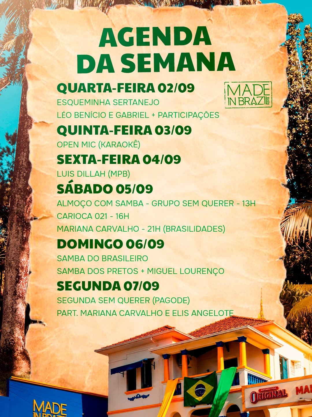 Flyer de Segunda Sem Querer
