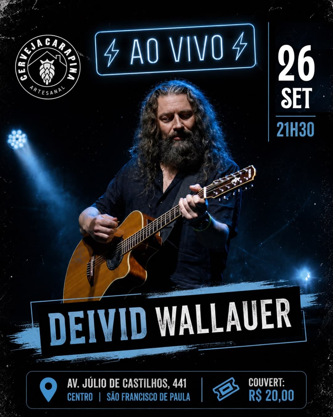 Flyer de Deivid Alain Wallauer
