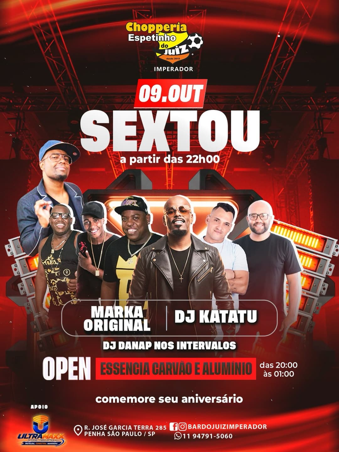 Flyer de DJ Katatau, Marka Original e DJ DanAp