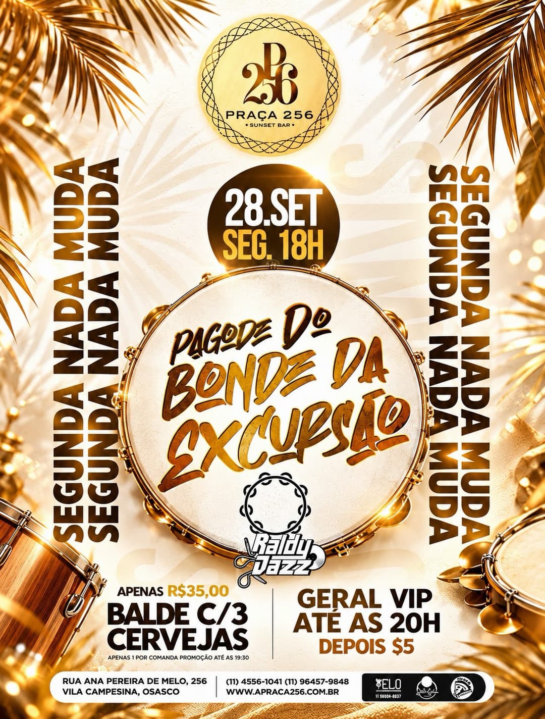 Flyer de Bonde da Excursão