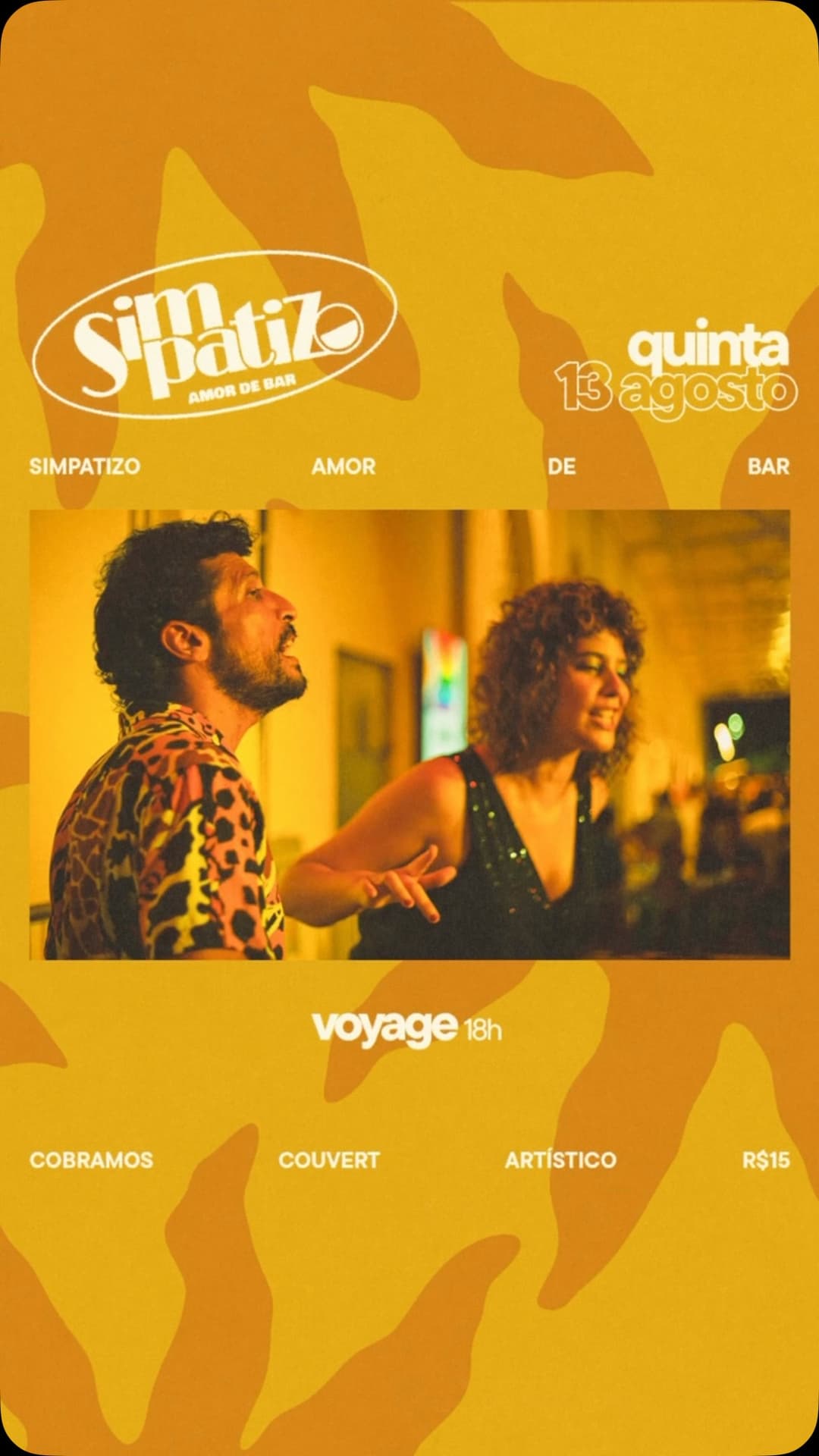 Flyer de Samba Sanfonado