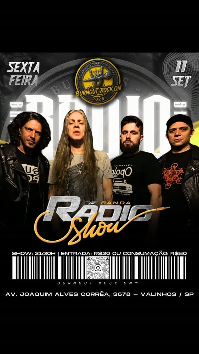 Flyer de Rádio Show
