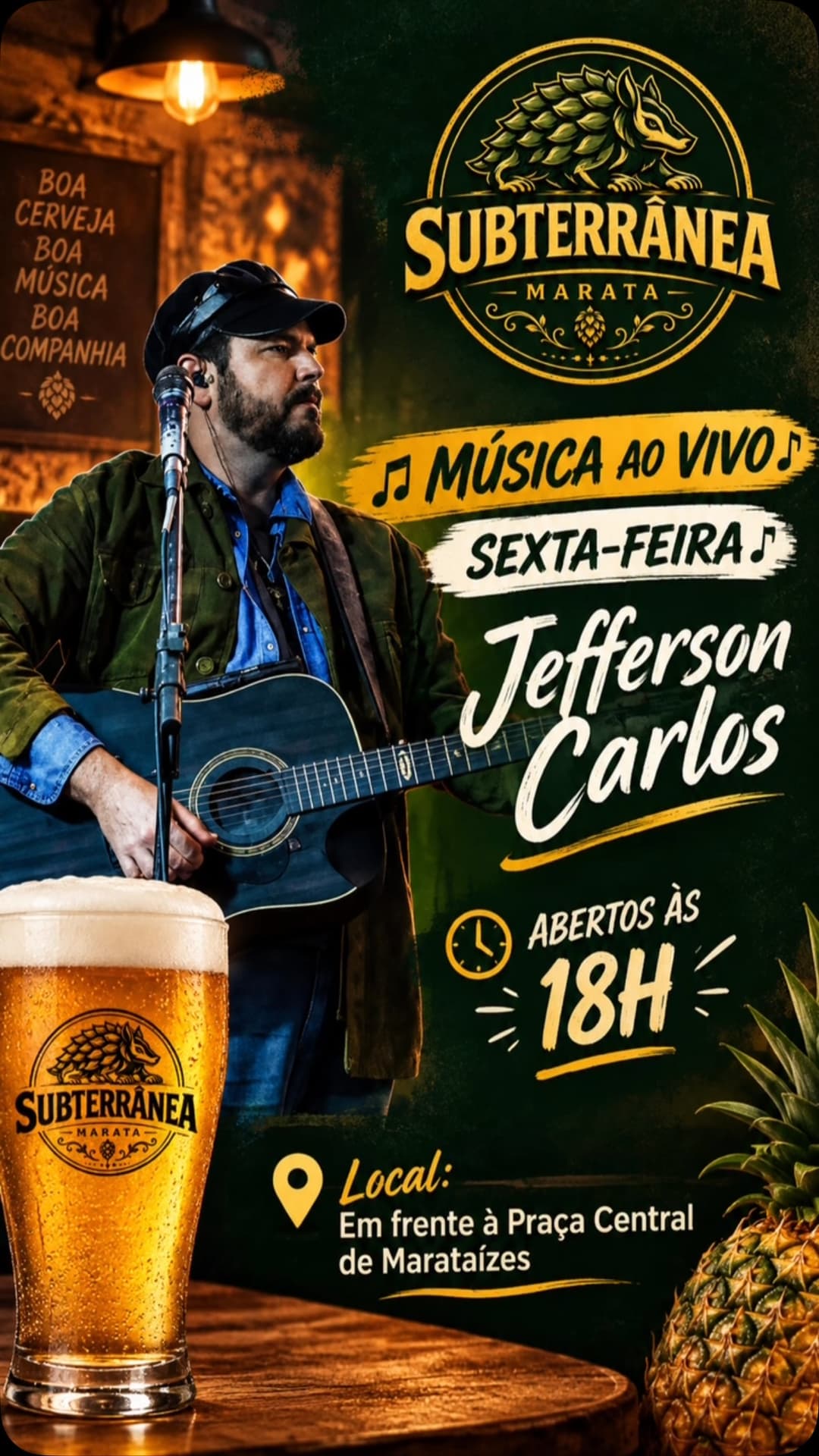 Flyer de Jefferson Carlos