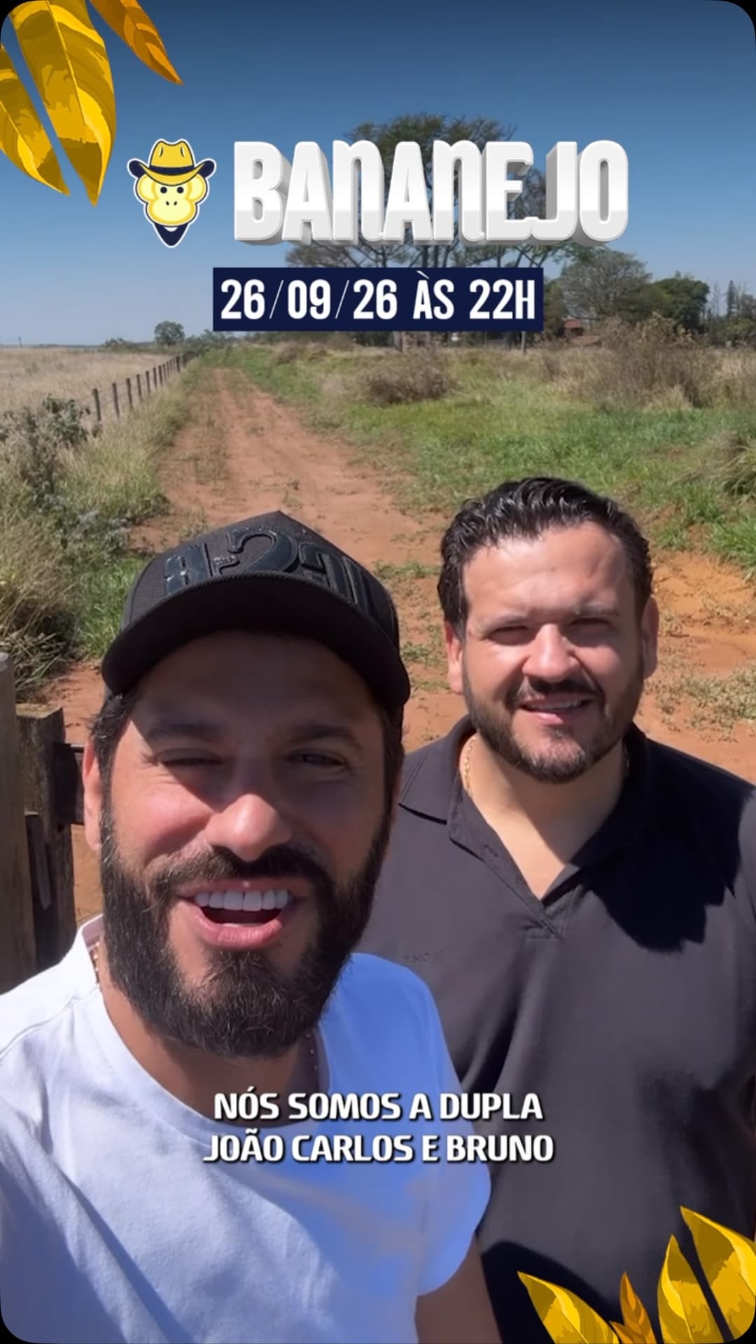 Flyer de João Carlos & Bruno