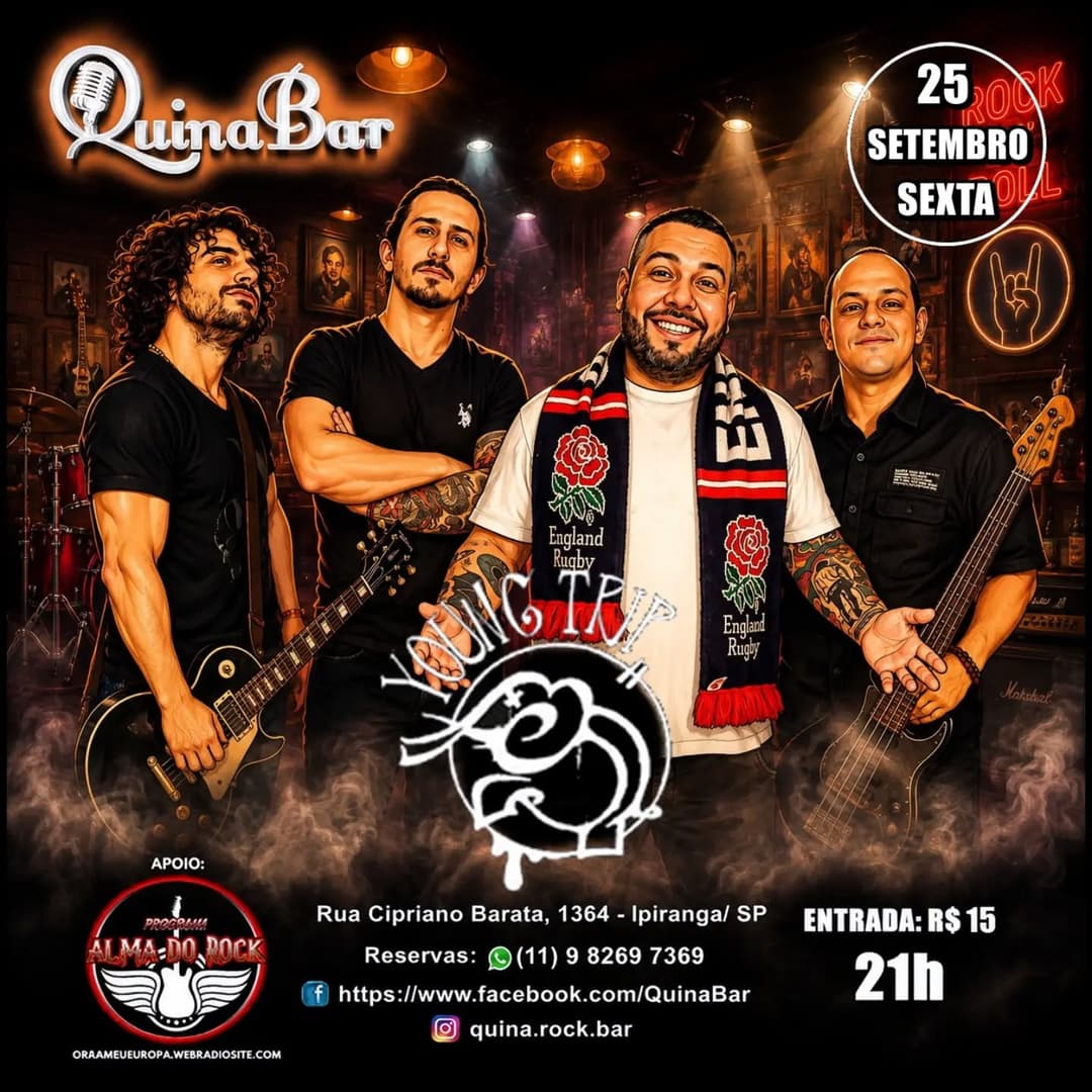 Flyer de Banda Young Trip