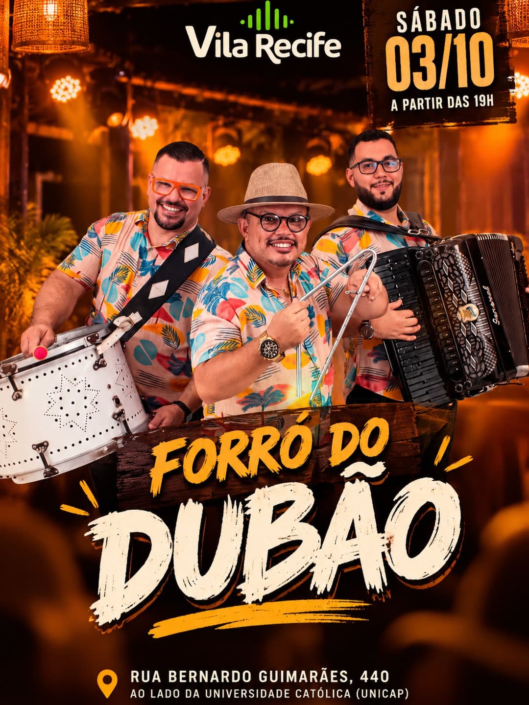 Flyer de Banda Forró Dubão