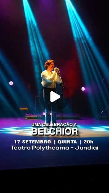 Flyer de Uma Celebração a Belchior