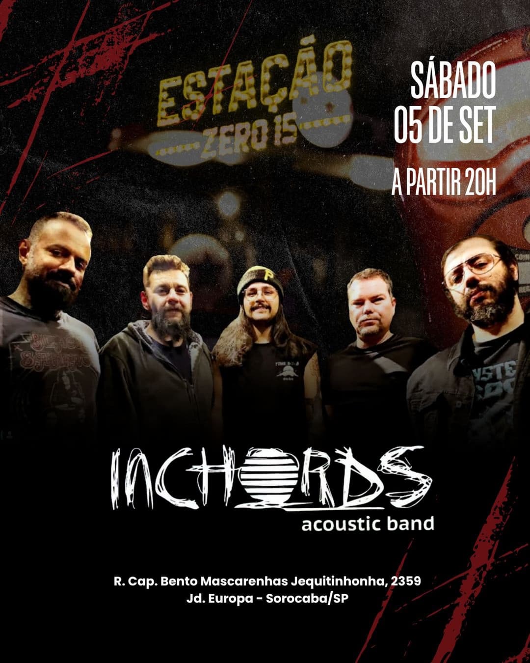 Flyer de Inchords Acoustic Band