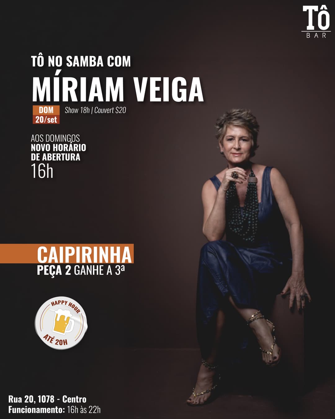 Flyer de MIRIAM VEIGA CANTORA
