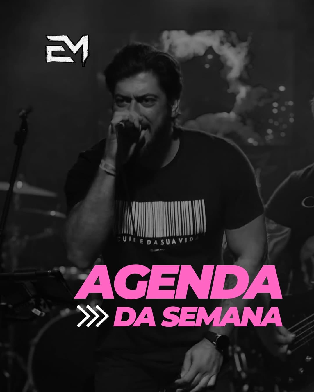 Flyer de Edu Moraes e Os Imorais