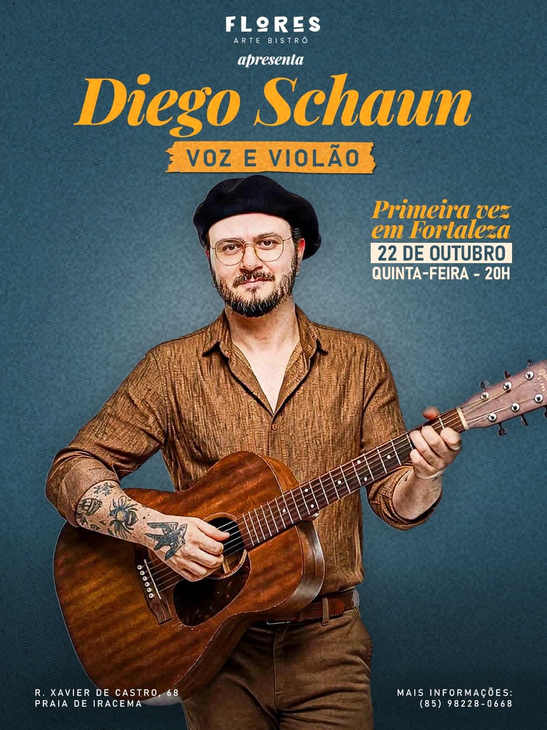 Flyer de Diego Schaun