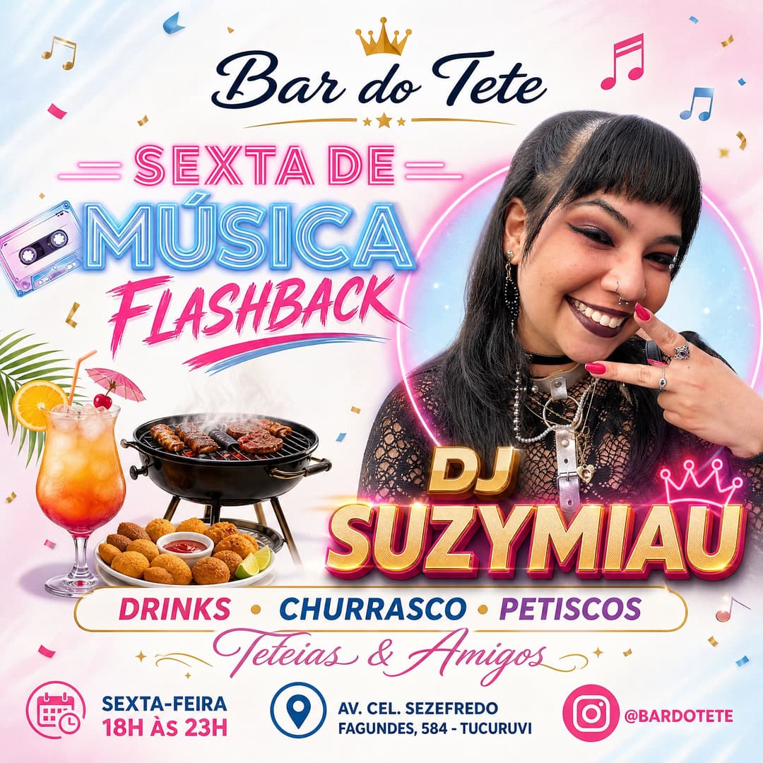 Flyer de Teteias & Amigos