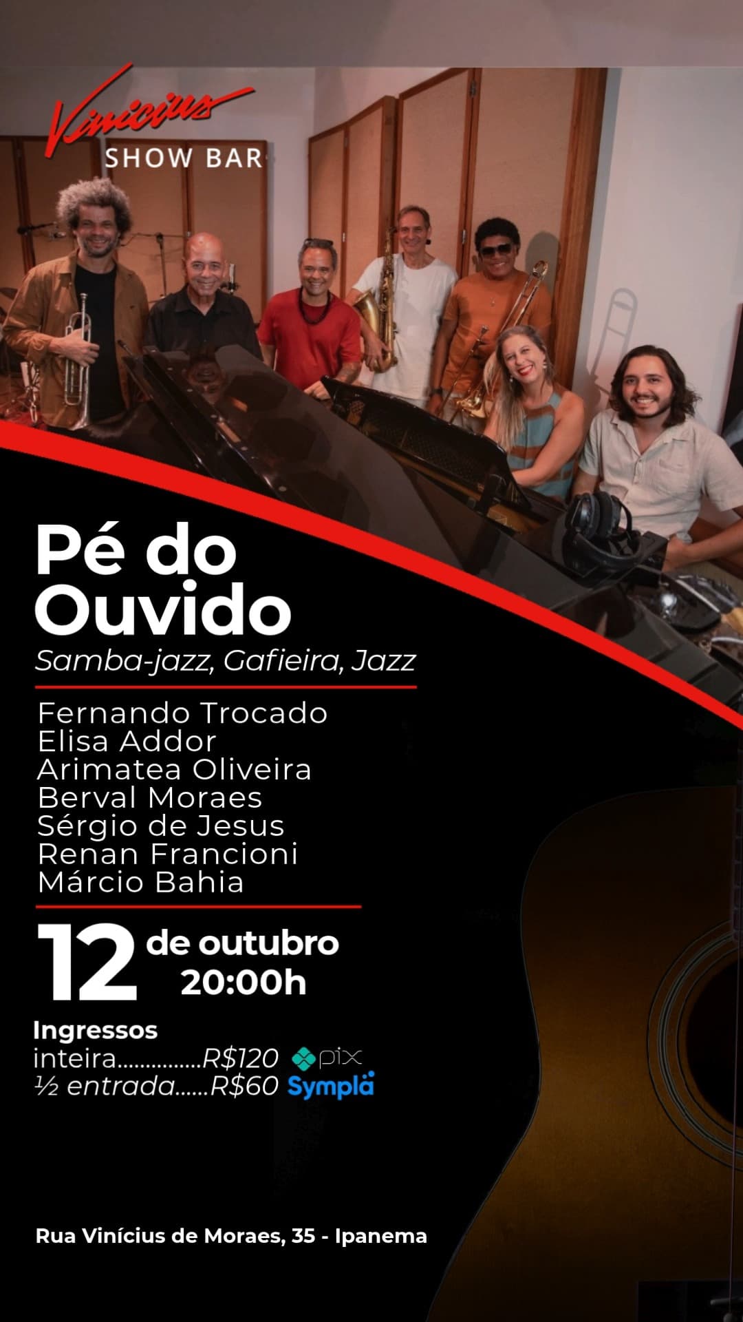 Flyer de Pé do Ouvido