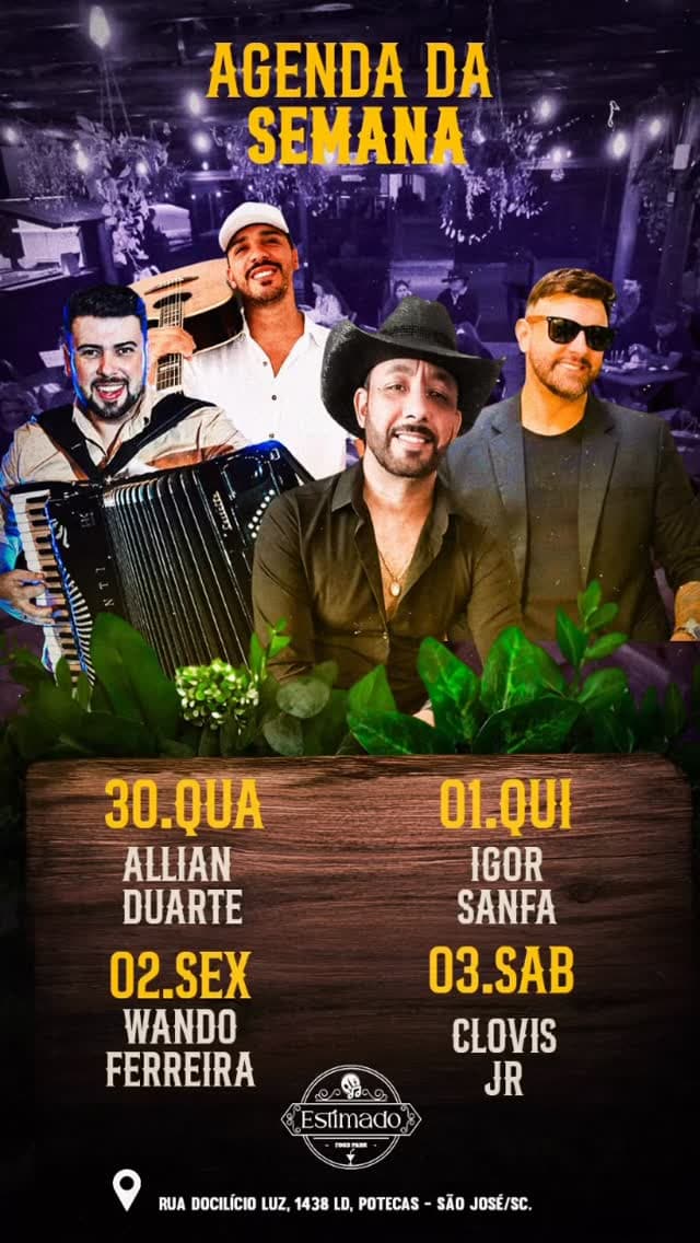 Flyer de Igor Sanfa