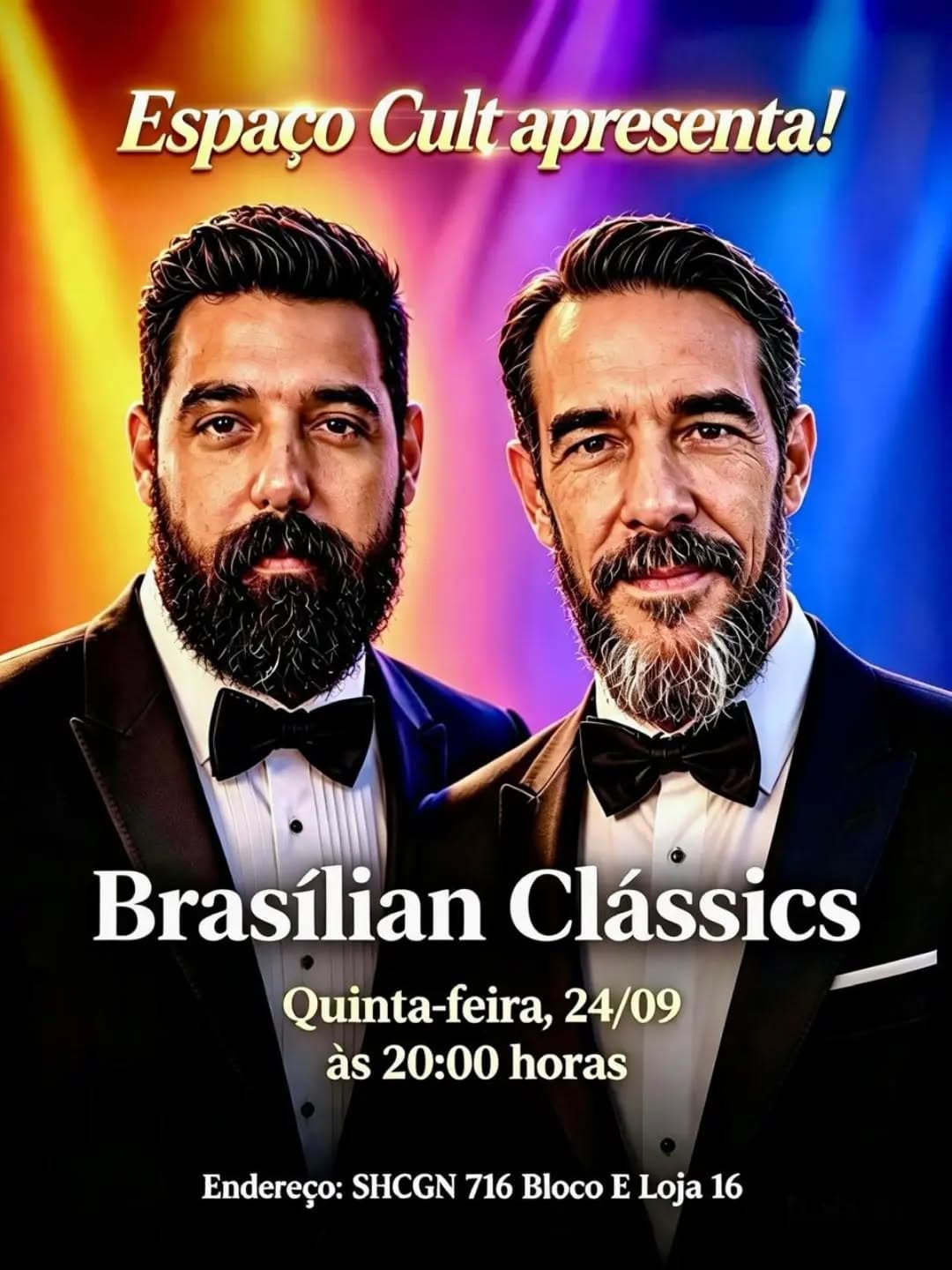 Flyer de Thiago Wessel e Kiko Freitas